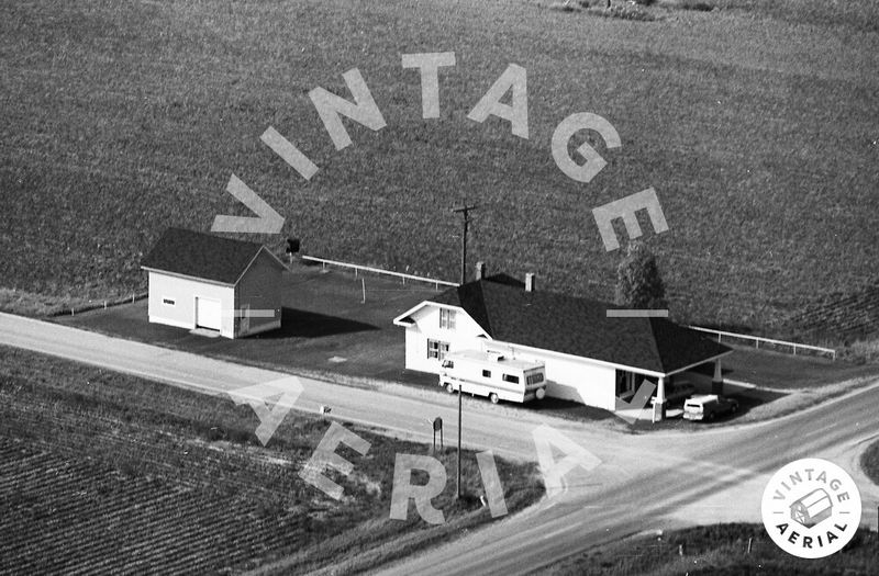 Newark Gas Station and General Store - 1982 Aerial
